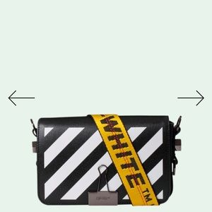 OFF WHITE BLACK DIAG MINI FLAP BAG
Shoulder Bag